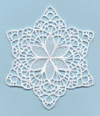 FSL Snowflake 05 (2 sizes) Machine Embroidery Design
