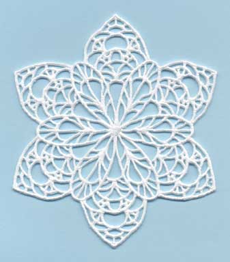 FSL Snowflake 06 (2 sizes) Machine Embroidery Design