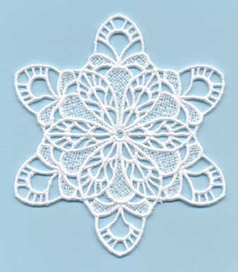 FSL Snowflake 08 (2 sizes) Machine Embroidery Design