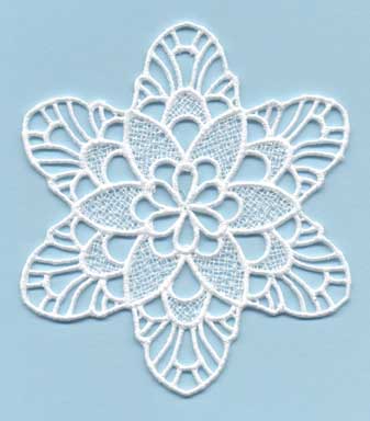 FSL Snowflake 09 (2 sizes) Machine Embroidery Design