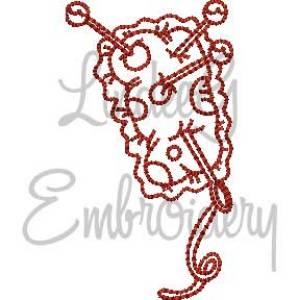 Picture of Pin Cushion & Pins Machine Embroidery Design