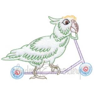 Picture of Parrot (4 sizes) Machine Embroidery Design