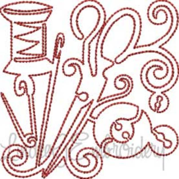 Picture of Sewing 1 (4 sizes) Machine Embroidery Design
