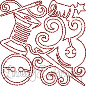 Sewing 2 (4 sizes) Machine Embroidery Design