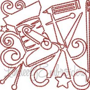 Picture of Crafts 1 (4 sizes) Machine Embroidery Design