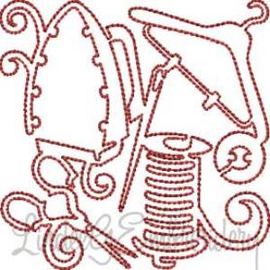 Picture of Iron (4 sizes) Machine Embroidery Design
