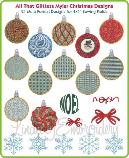 Picture of All That Glitters Embroidery Design Pack