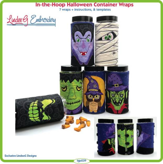Picture of ITH Halloween Container Wraps Project Pack Bundle