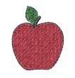 Picture of Homespun Country Apple Machine Embroidery Design