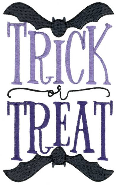 Picture of Trick or Treat Machine Embroidery Design