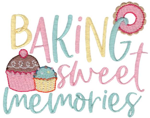 Picture of Baking Sweet Memories Machine Embroidery Design