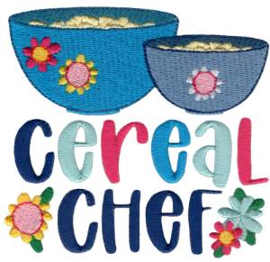 Picture of Cereal Chef Machine Embroidery Design