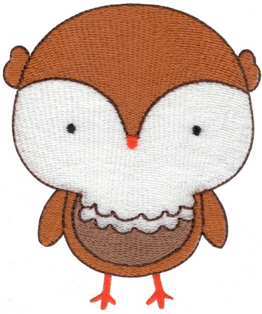 Picture of Adorable Owl Machine Embroidery Design