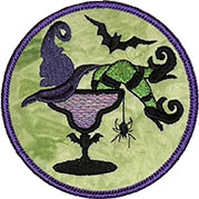 Witchy Drink Machine Embroidery Design