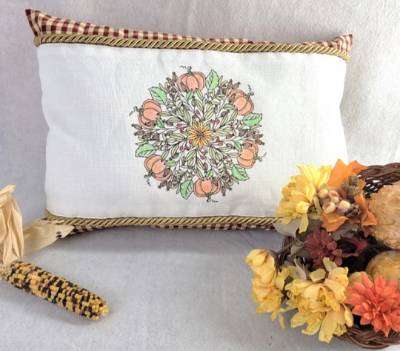 Decorate with a "Color"ful Fall Pillow for Thanksgiving!