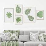 Picture of Stylish Tropical Leaves Applique Embroidery Project Pack