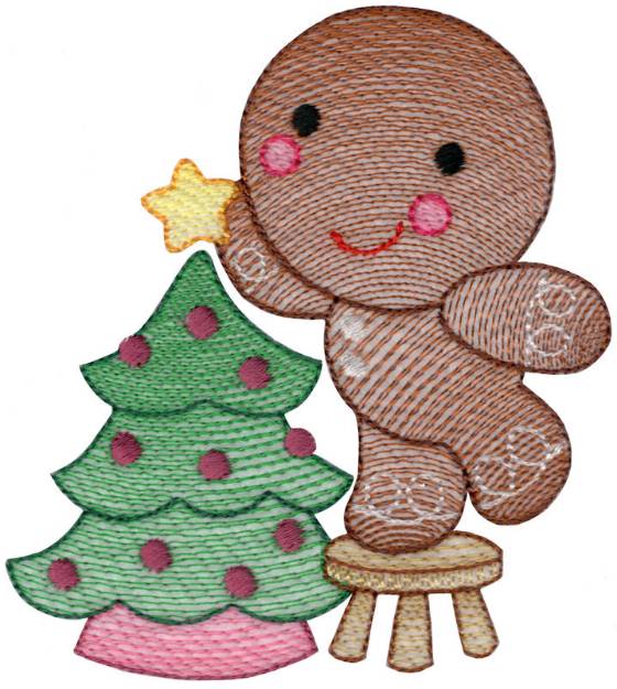 Picture of SweetGingerSketch9 Machine Embroidery Design