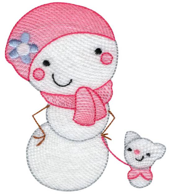 Picture of SnowbusinessSketch12 Machine Embroidery Design