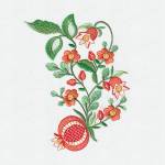Picture of Juicy pomegranates Embroidery Project Pack