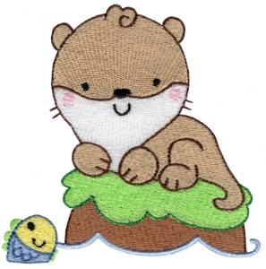 Picture of Otters10 Machine Embroidery Design