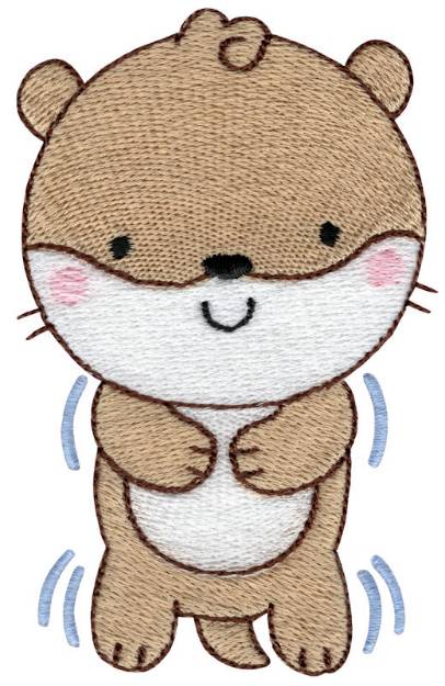 Picture of Otters13 Machine Embroidery Design