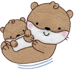 Picture of Otters5 Machine Embroidery Design