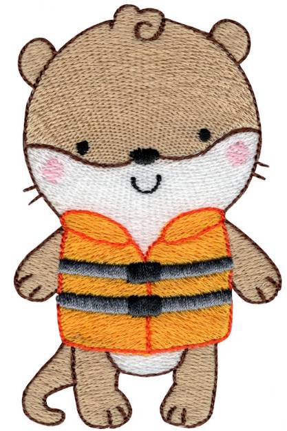 Picture of Otters11 Machine Embroidery Design