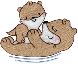 Picture of Otters6 Machine Embroidery Design