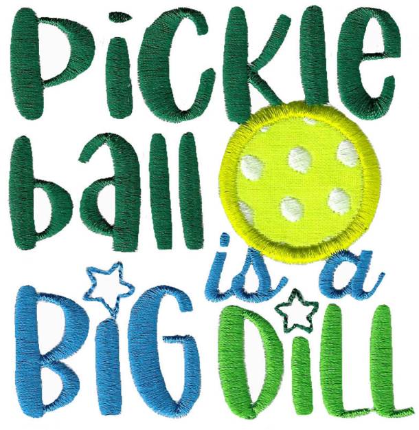 Picture of PickleballSayings2 Machine Embroidery Design