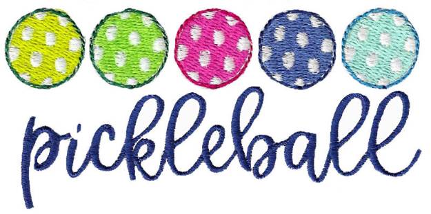 Picture of PickleballSayings4 Machine Embroidery Design