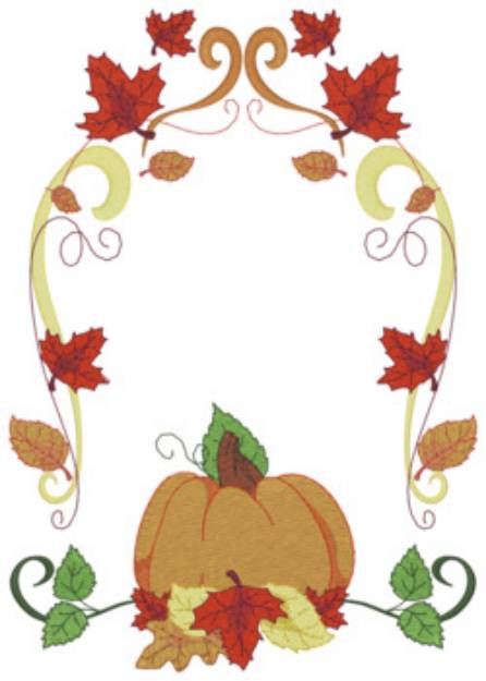 Picture of Fall Machine Embroidery Design