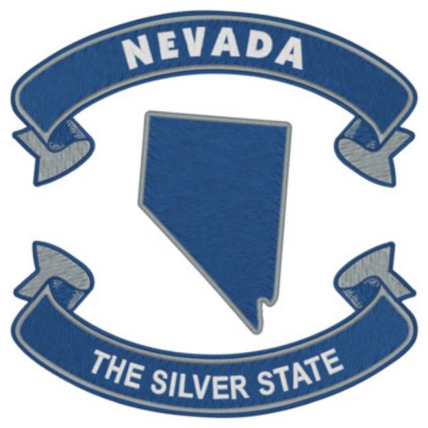 Picture of Nevada Nickname Machine Embroidery Design