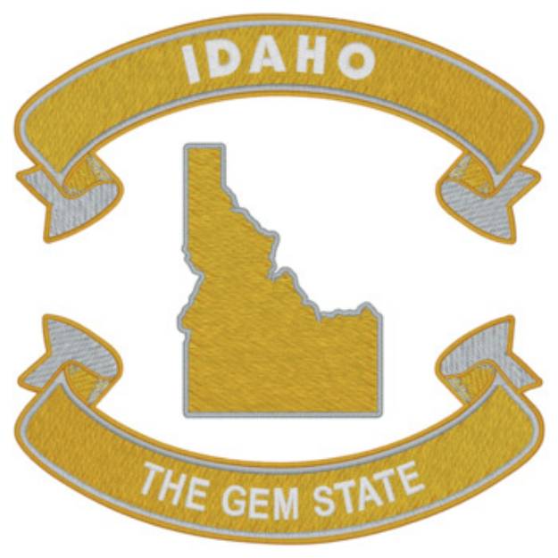 Picture of Idaho Nickname Machine Embroidery Design