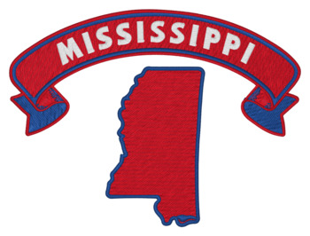 Sm. Mississippi Machine Embroidery Design