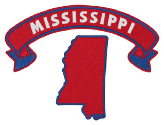 Picture of Sm. Mississippi Machine Embroidery Design