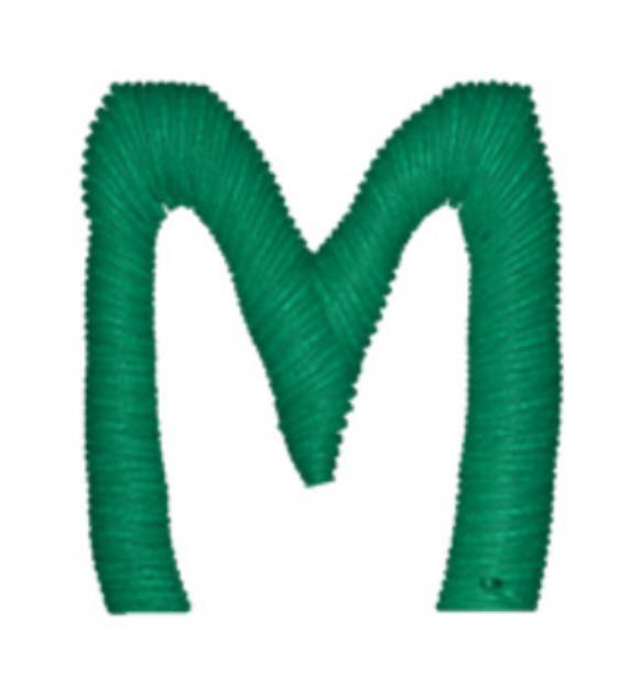 Picture of M Machine Embroidery Design