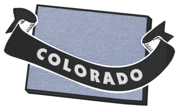 Colorado Ribbon Machine Embroidery Design