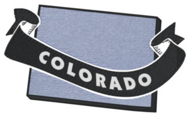 Picture of Colorado Ribbon Machine Embroidery Design