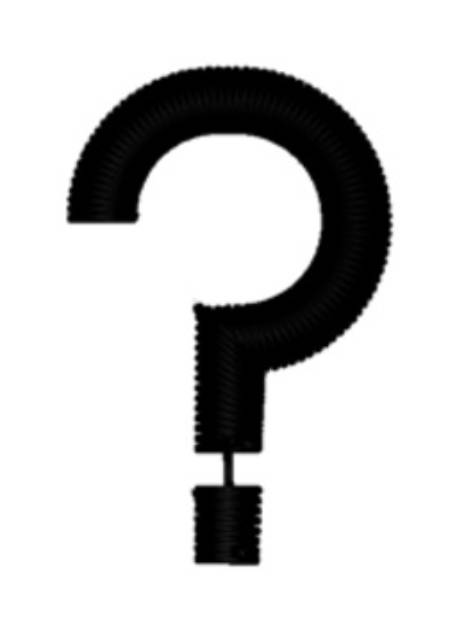 Picture of Question Mark ? Machine Embroidery Design