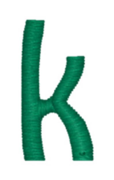 Picture of Small K Machine Embroidery Design