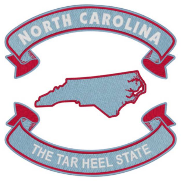 Picture of North Carolina Nickname Machine Embroidery Design