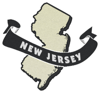 New Jersey Ribbon Machine Embroidery Design