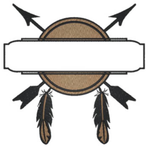 Picture of Native Name Drop Machine Embroidery Design