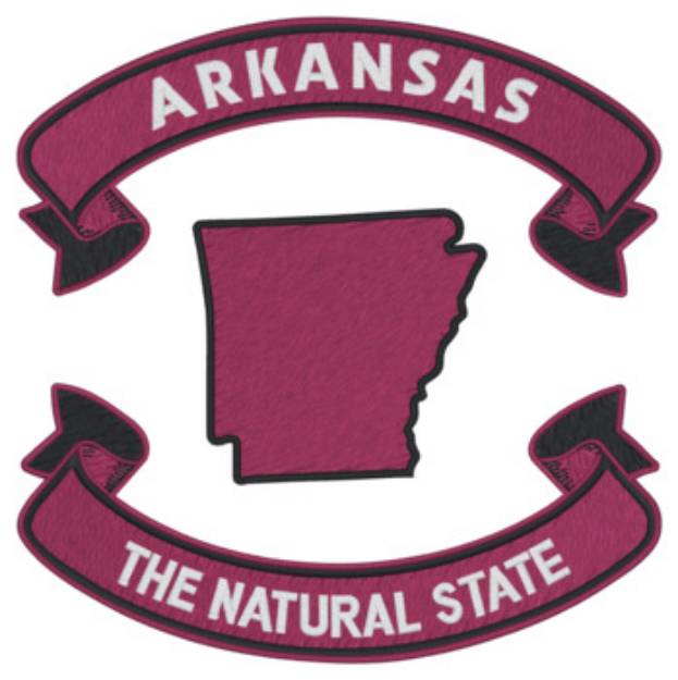 Picture of Arkansas Nickname Machine Embroidery Design