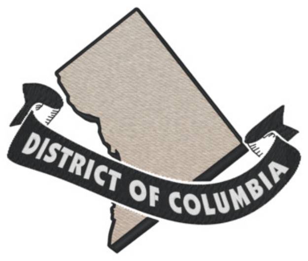 Picture of Dist. Of Columbia Machine Embroidery Design
