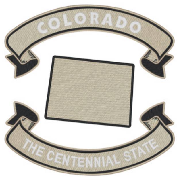 Picture of Colorado Nickname Machine Embroidery Design