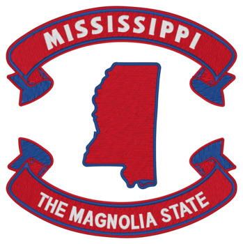 Mississippi Nickname Machine Embroidery Design