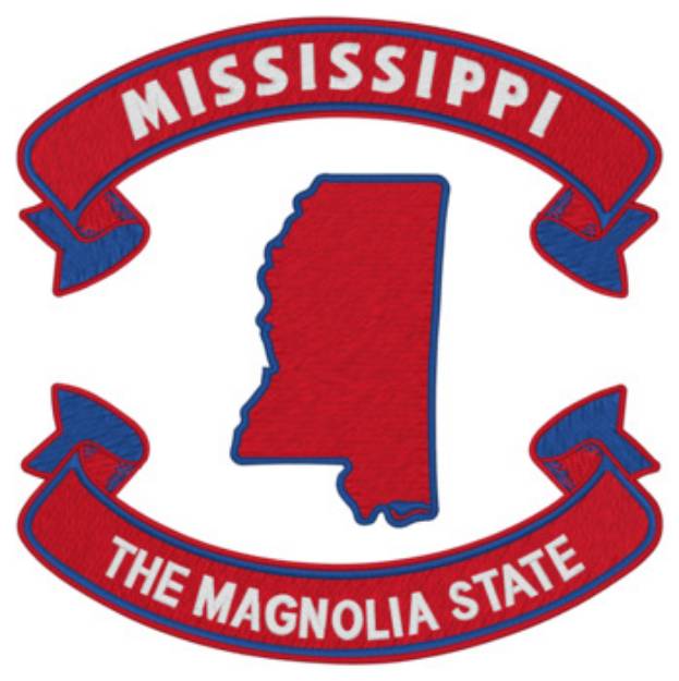 Picture of Mississippi Nickname Machine Embroidery Design