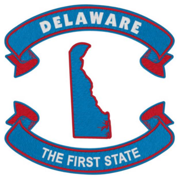 Picture of Delaware Nickname Machine Embroidery Design