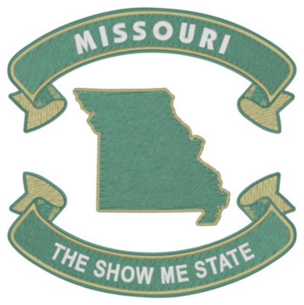 Picture of Missouri Nickname Machine Embroidery Design